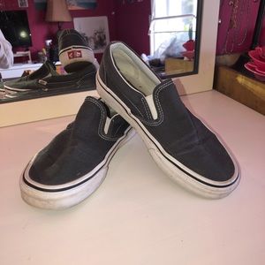 Gray Slip On Vans